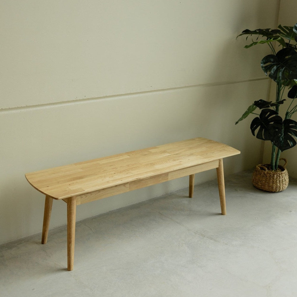 Banc en bois massif de chêne Escandi –  NordicStory