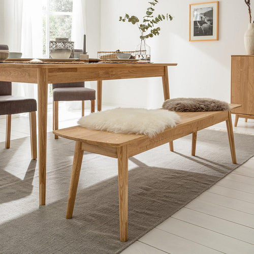Banc en bois massif de chêne Escandi –  NordicStory