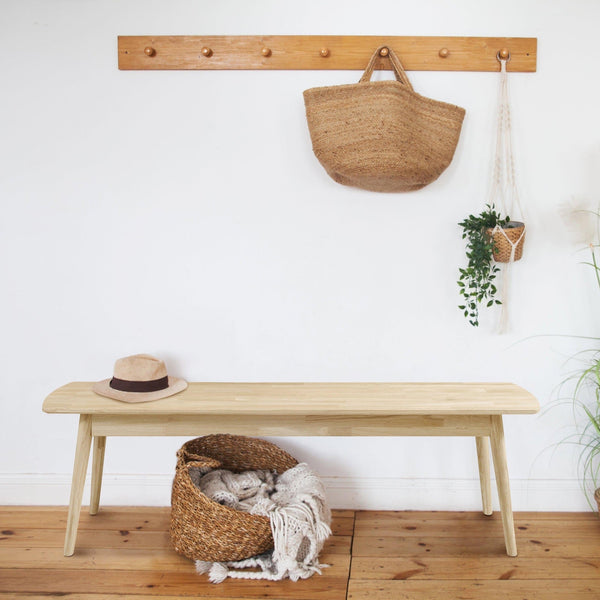 Banc en bois massif de chêne Escandi –  NordicStory