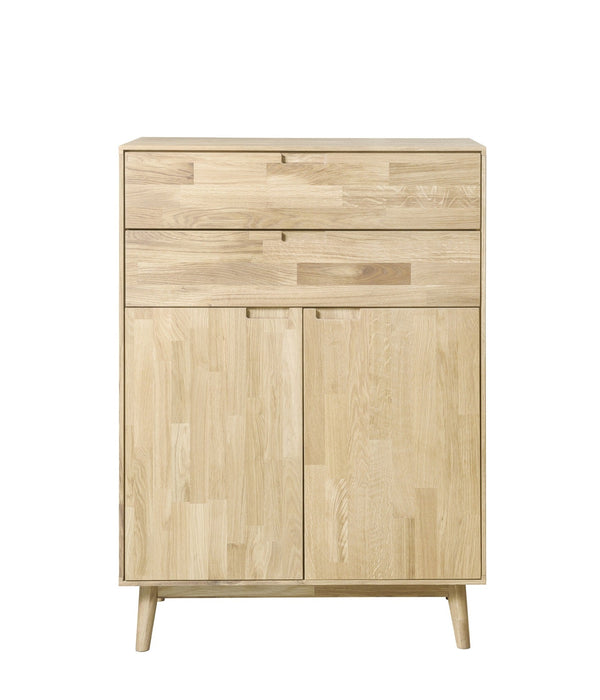 Buffet commode en bois massif de chêne Escandi 2 - NordicStory