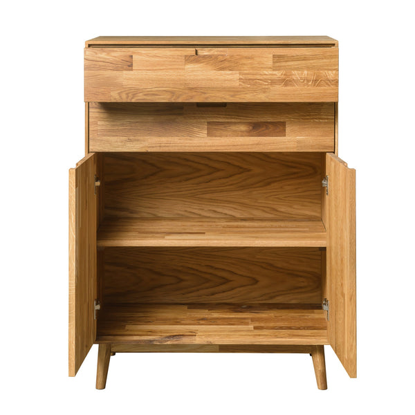 Buffet commode en bois massif de chêne Escandi 2 - NordicStory
