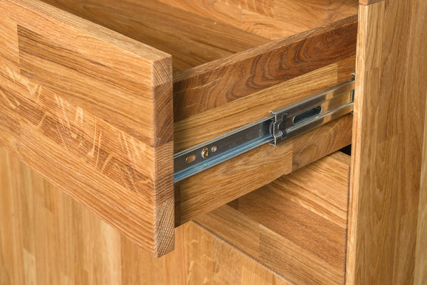 Buffet commode en bois massif de chêne Escandi 2 - NordicStory