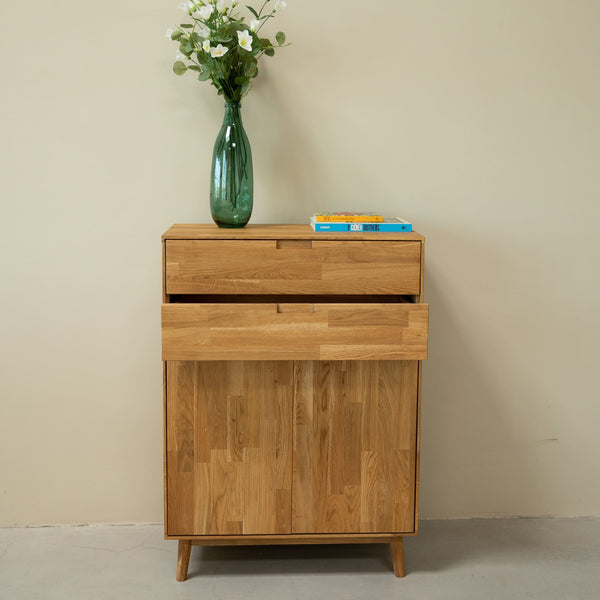Buffet commode en bois massif de chêne Escandi 2 - NordicStory