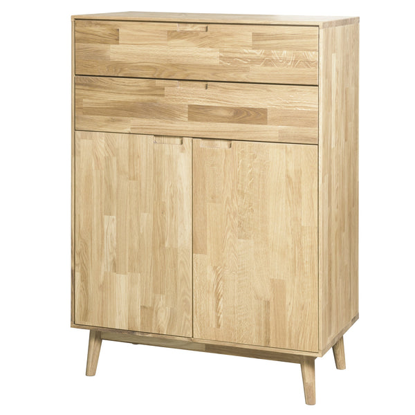 Buffet commode en bois massif de chêne Escandi 2 - NordicStory