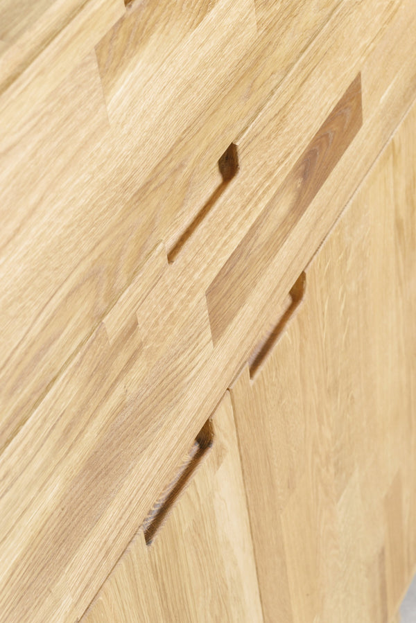 Buffet commode en bois massif de chêne Escandi 2 - NordicStory