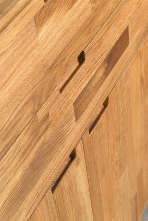 Buffet commode en bois massif de chêne Escandi 2 - NordicStory