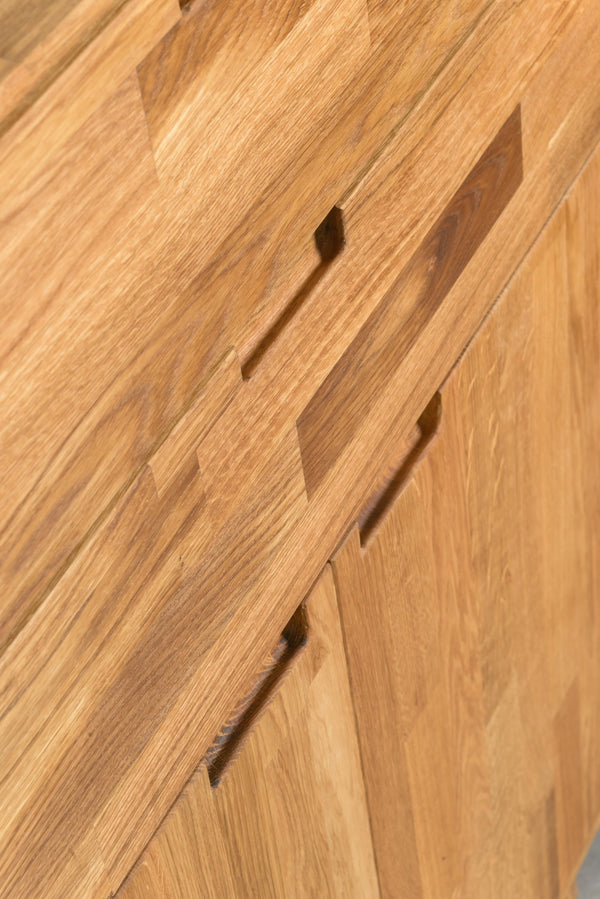 Buffet commode en bois massif de chêne Escandi 2 - NordicStory