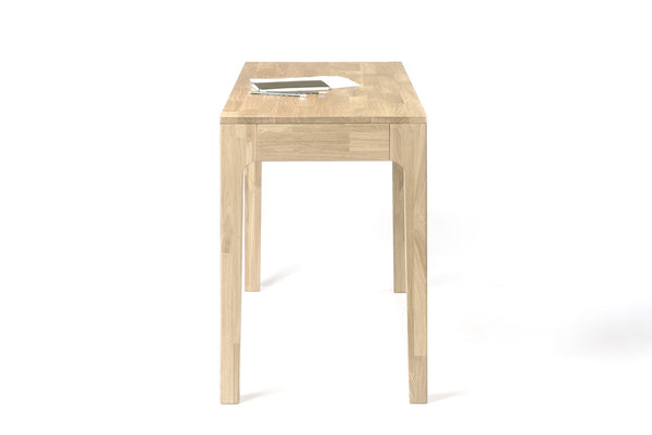 Bureau console en bois massif de chêne Axel I - NordicStory
