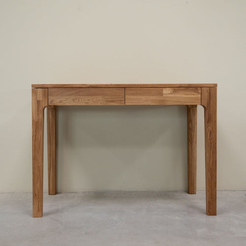 Bureau console en bois massif de chêne Axel I - NordicStory