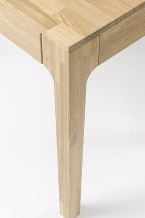 Bureau console en bois massif de chêne Axel I - NordicStory