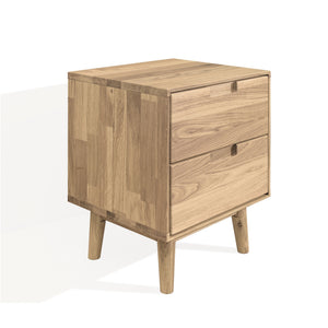 Table de chevet en bois massif de chêne Escandi - NordicStory