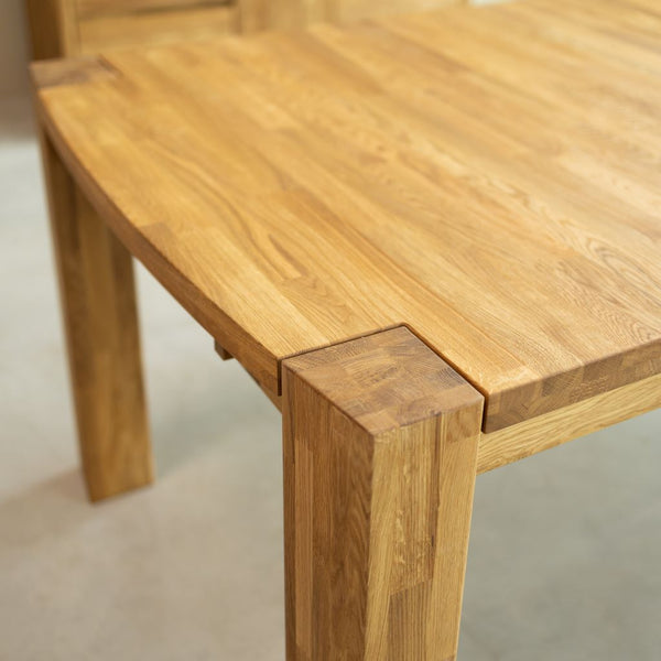 Table à manger extensible en bois massif de chêne Balder - NordicStory
