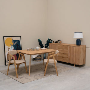Table à manger fixe en bois massif Suède - NordicStory