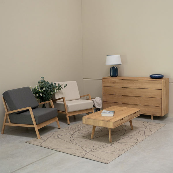 Table basse en bois massif Suède – NordicStory
