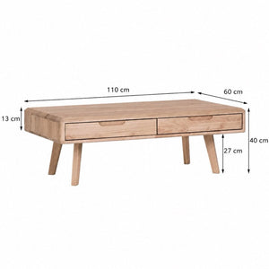 Table basse en bois massif Suède – NordicStory