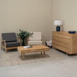 Table basse en bois massif Suède – NordicStory