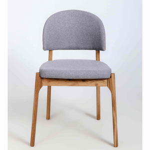 Chaise en bois massif de chêne Astrid, revêtement - Lot de 2 ou 4 chaises - VESKOR
