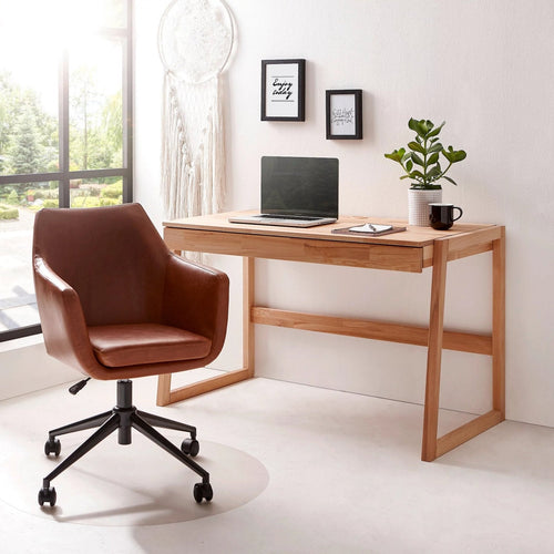 Bureau en bois massif de chêne Eric - NordicStory