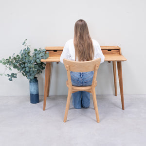 Bureau en bois massif de chêne Ana - NordicStory