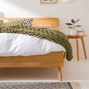Lit en bois massif de chêne Escandi 2 - 140 x 200 cm / 160 x 200 cm / 180 x 200 cm - NordicStory