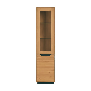 Vitrine en bois massif de chêne Bremen 1 - NordicStory