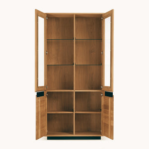 Vitrine en bois massif de chêne Bremen 2 - NordicStory