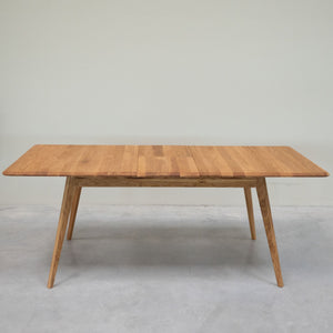 Table à manger extensible en bois massif de chêne Genève - NordicStory