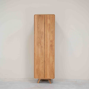 Armoire 2 portes en bois massif de chêne Genève - NordicStory
