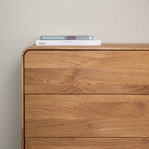 Commode en bois massif de chêne Genève 3 - NordicStory
