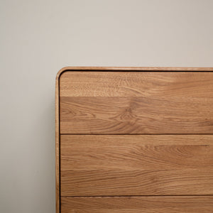 Commode en bois massif de chêne Genève 3 - NordicStory