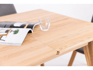 Table à manger extensible en bois massif avec 2 rallonges KAMBIO 2 - KARPIS