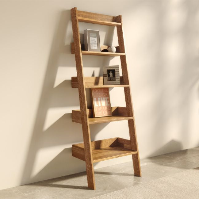 Bibliothèque en bois massif de chêne durable
