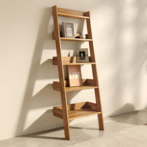 Bibliothèque en bois massif de chêne durable
