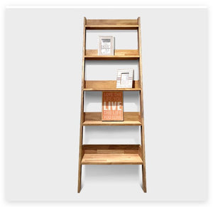 Bibliothèque en bois massif de chêne durable