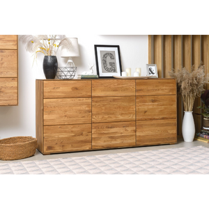 Buffet en bois massif de chêne Combo 1 - 172 x 41 x 84,3 cm - NordicStory