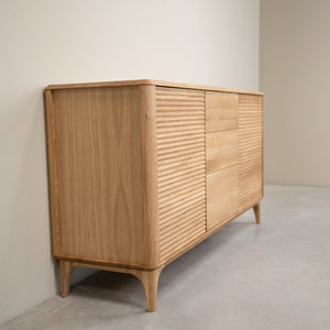 Buffet commode en bois massif de chêne Oxford 3.2.3 - NordicStory