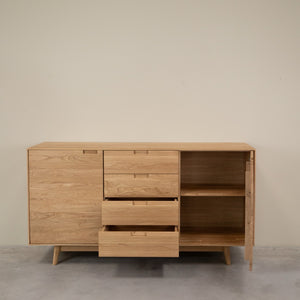 Buffet en bois massif de chêne Escandi Atelier - NordicStory