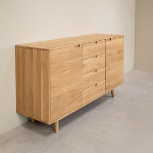 Buffet en bois massif de chêne Escandi Atelier - NordicStory