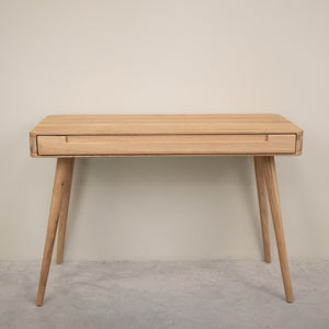 Bureau console en bois massif de chêne Escandi Atelier – NordicStory
