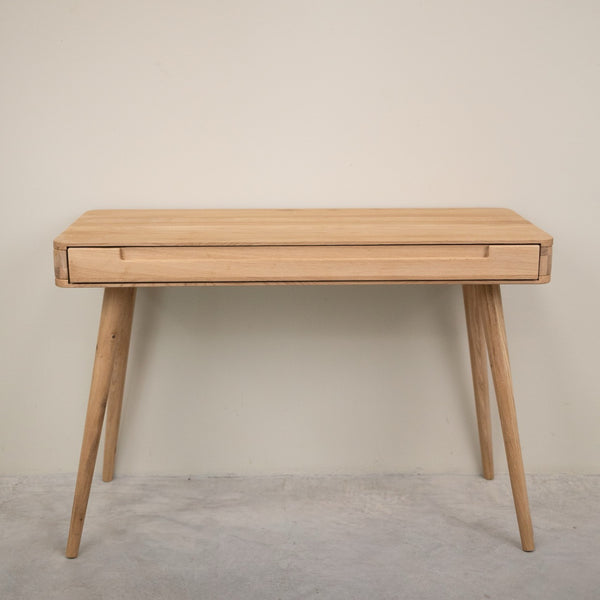 Bureau console en bois massif de chêne Escandi Atelier – NordicStory