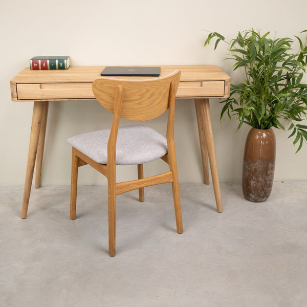 Bureau console en bois massif de chêne Escandi Atelier – NordicStory