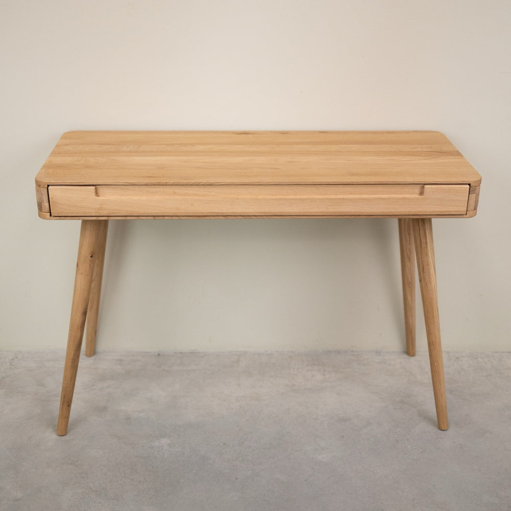 Bureau console en bois massif de chêne Escandi Atelier – NordicStory