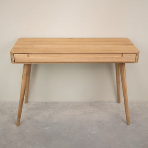 Bureau console en bois massif de chêne Escandi Atelier – NordicStory
