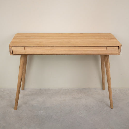 Bureau console en bois massif de chêne Escandi Atelier – NordicStory