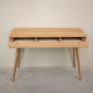 Bureau console en bois massif de chêne Escandi Atelier – NordicStory
