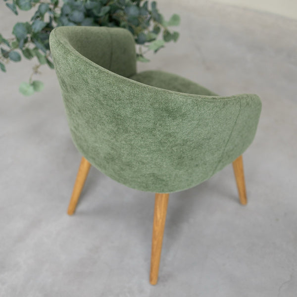 Chaise en bois massif de chêne Ana, revêtement - VESKOR