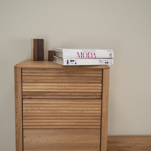 Chiffonnier en bois massif de chêne Oxford 5.1 - NordicStory