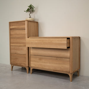 Chiffonnier en bois massif de chêne Oxford 5.1 - NordicStory