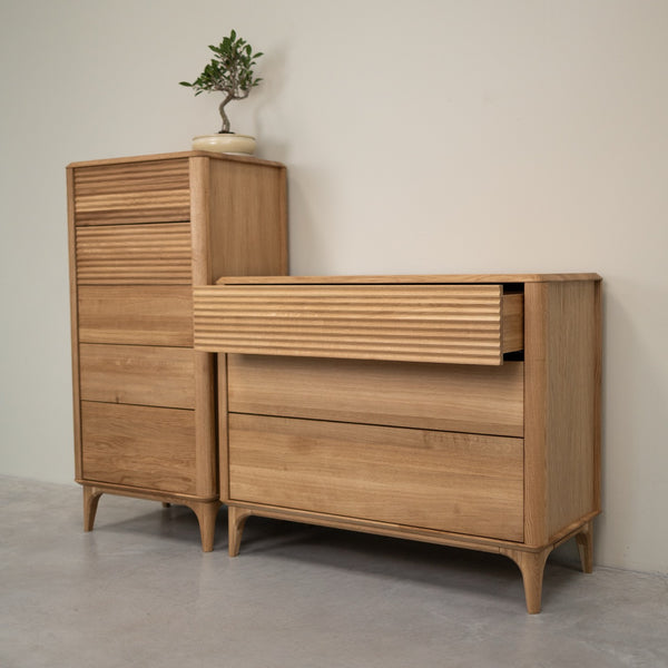 Chiffonnier en bois massif de chêne Oxford 5.1 - NordicStory