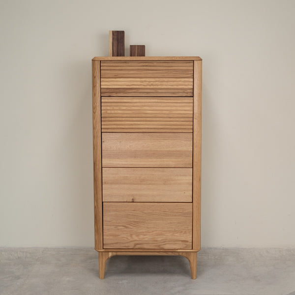 Chiffonnier en bois massif de chêne Oxford 5.1 - NordicStory